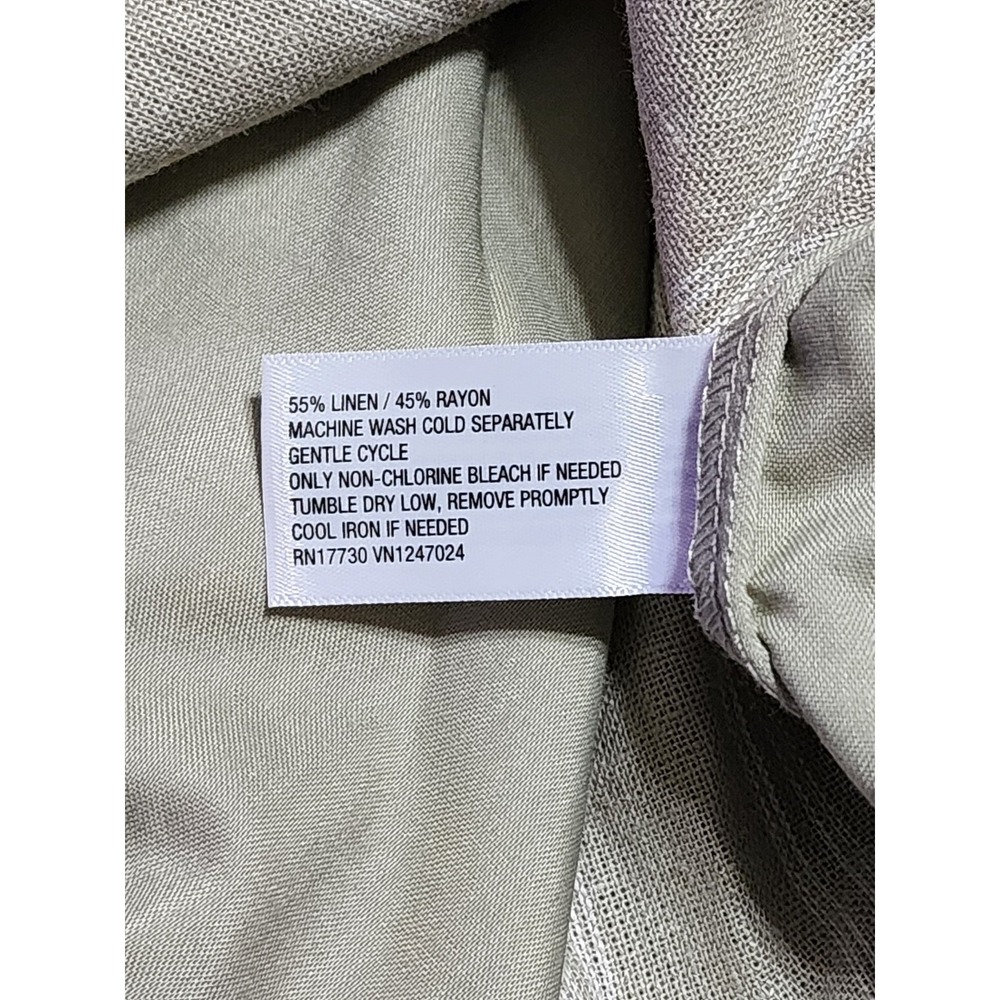 Goodfellow & Co Pull-On Shorts Linen Blend 5"‎ Inseam XXL Tan Stripe - Picture 8 of 10